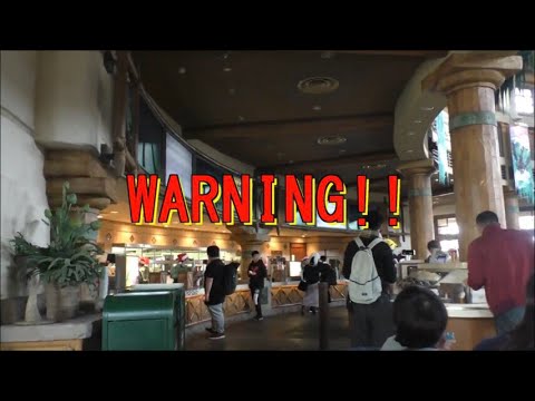 USJ 警告!! ジュラシック・パーク ディスカバリー・レストラン Universal Studios Japan Jurassic Park Restaurant 2017.11.23
