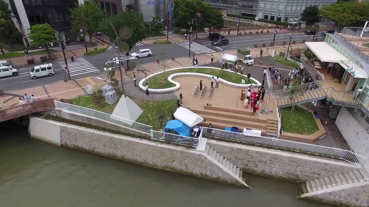 福岡市水上公園リアルタイム生中継 ～式典前デモフライト