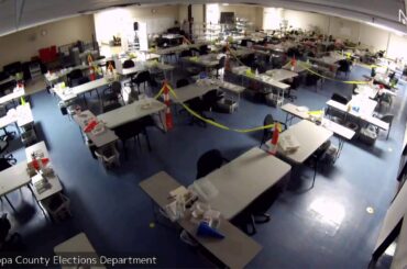 【米大統領選 開票作業LIVE】激戦州アリゾナの開票所を生配信中!!～共和党の牙城をバイデン候補が攻略できるか？