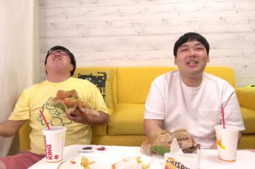 おデブ２人がバーガーキングを食べ尽くします！！