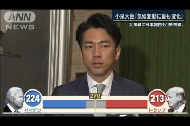 アメリカ大統領選の大接戦に日本国内も“熱視線”(2020年11月4日)