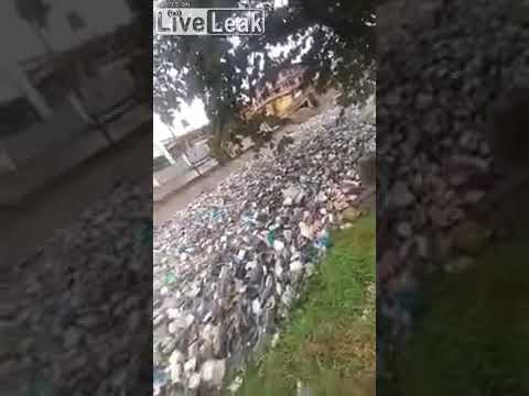 外国では大雨が降るとプラスチックが海にそそぐ