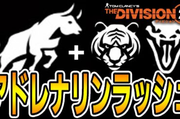 【ディビジョン2】TU10 新タレント「パーフェクト・アドレナリンラッシュ」とあのタレントの組み合わせ 最大武器ダメ78%UPのAR盾ビルド TheDivision2