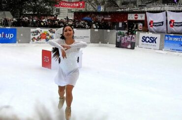 👯 ☃ 安藤美姫さんスケート教室　第70回 札幌雪まつり 2019 　午前の部