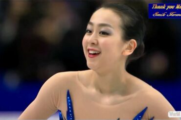 浅田真央(mao asada) World 2014 FS  ラフマニノフ・ピアノ協奏曲 第2番 ～ 実況解説なし 画質改善版 Ver. 1.00N 【1080p60】