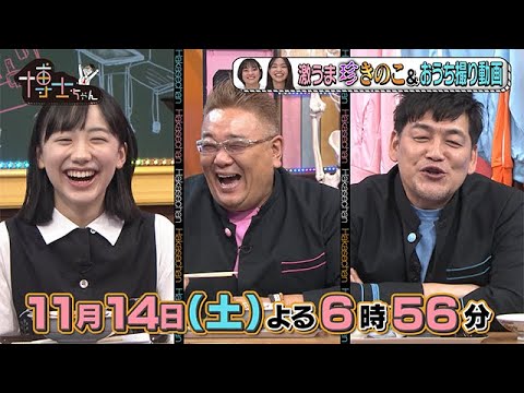 【サンドウィッチマン&芦田愛菜の博士ちゃん】2020年11月14日（土）放送！