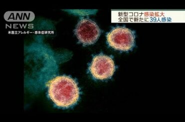 新型コロナ感染拡大　新たに全国で39人感染(20/03/22)