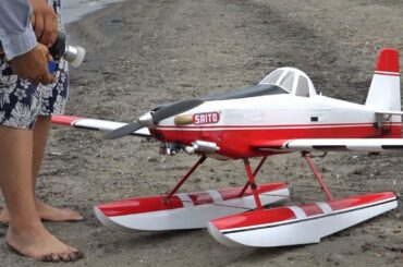 ターボ・ダスター 水上機　霞ヶ浦　2018/4/30