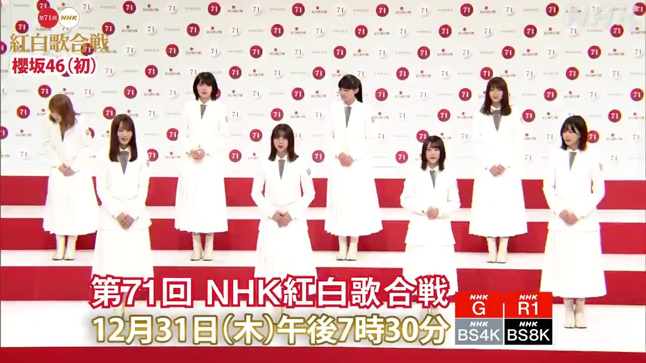 第71回NHK紅白歌合戦 ! 櫻坂46「記者会見の模様です。」2020.11.16