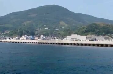 上関大橋と皇座山の風景　山口県上関町