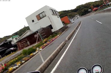 ＶＴＲ250　山口県柳井市　上関大橋　県道23号　長島