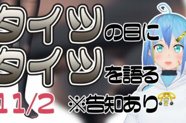 【タイツの日】タイツの日にタイツを語る配信【11月2日】