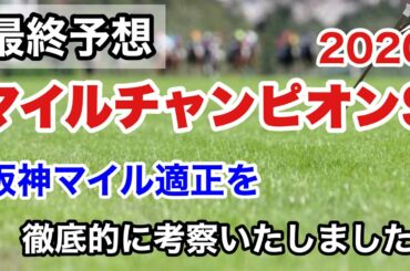 マイルチャンピオンシップ2020【最終予想】シンプルに阪神マイル適正を考察しました。