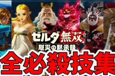 【ゼルダ無双 厄災の黙示録】全キャラ必殺技集。HYRULE WARRIORS AGE OF CALAMITY COMPARISON【naotin】