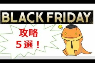 【ブラックフライデー攻略5選】　楽天市場で11月19日から始まるブラックフライデー、この最もお得になる買い方、５選紹介します