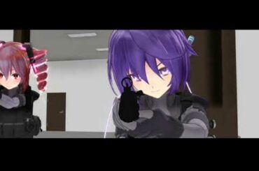 【MMD】ヘリボーン、突入、人質救出