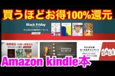 Amazonブラックフライデー最終日は100％還元kindle本で最後のポイ活