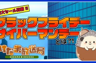 超特大セール！？ブラックフライデーとは？【アニメ】