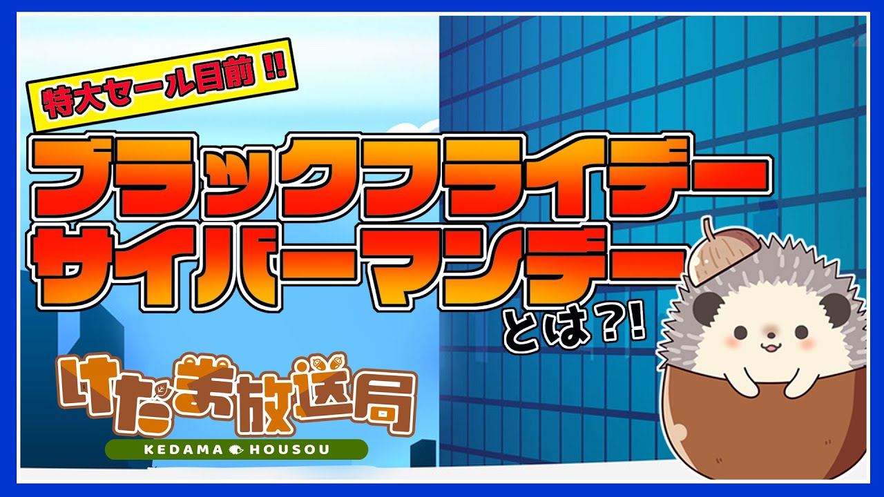 超特大セール!?ブラックフライデーとは?【アニメ】 超特大セール!?ブラックフライデーとは?【アニメ】