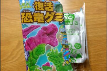 復活恐竜グミ作ってみました！恐竜トレーは全5種類！恐竜 子供向け/dinosaur kids
