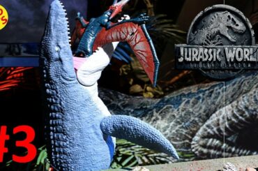 NEW JURASSIC WORLD FALLEN KINGDOM DINOSAUR TOYS #3 DEMO TOY FAIR 2018 INDORAPTOR T-REX MATTEL