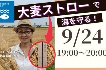 プラスチックから海を守る!「大麦ストロー」女性社長の挑戦