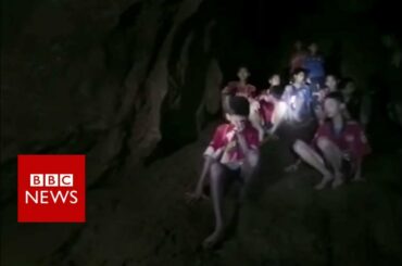 Thailand cave rescue: The moment divers find the boys - BBC News