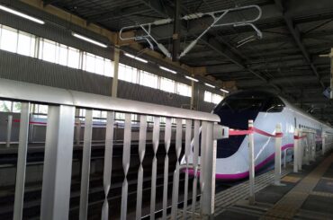 [定期運用終了]E3系 R編成 新花巻駅