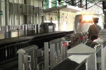 東北新幹線　新花巻駅　E2系やまびこ　盛岡行き　到着→出発