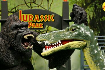 New Animal Planet Spinosaurus Tower Mega Playset King Kong Vs Dinosaur Jurassic Park Unboxing