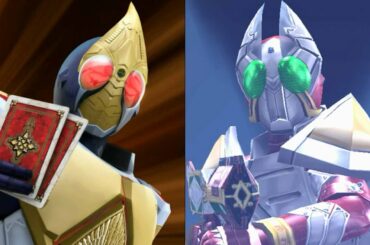 【ガンバライジング】仮面ライダーブレイド ジャックフォーム ライトニングスラッシュ＆仮面ライダーギャレン バーニングディバイド