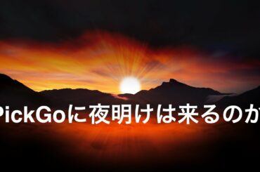 PickGoに夜明けは来るのか【フリーランス軽貨物ドライバーの一日一笑】