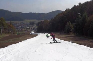みやの森人口造雪コースオープン　with　ジオ・ストーク・ボルケーノ　コウノトリマン