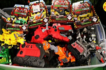 New Huge Box Dinotrux Surprise Toys Dreamworks Dinosaur Trucks For Youtube Kids Wrecka, Ty Rux, Skya