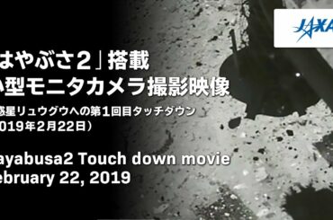 「はやぶさ２」搭載小型モニタカメラ撮影映像 / Hayabusa2 Touch down movie