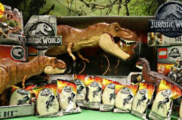 New Jurassic World 16 Blind Bags Fallen Kingdom Mattel Dinosaur Toys Unboxing Mattel  Vs Hasbro