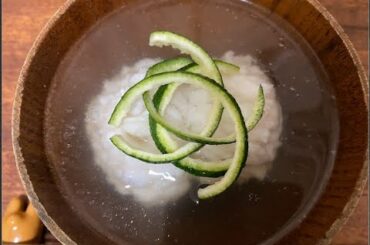 みをつくし料理帖【鱧の葛たたき】を再現してみた🐥←素人w