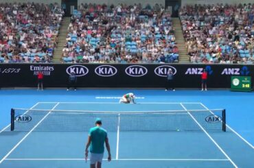 全豪オープン2019　錦織圭、カルロビッチとの激戦、勝利の瞬間！