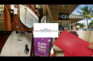 Waikele Premium Outlets Black Friday Shopping Hawaiiハワイ ワイケレアウトレット ブラックフライデー セール