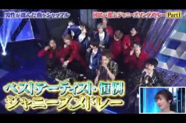 嵐 ベストアーティスト2020 ジャニーズメドレー  ｢無責任ヒーロー｣