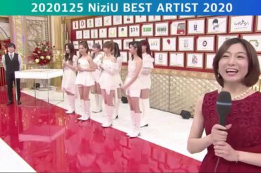 Niziu HD ベストアーティスト2020インタビュー best artist 2020 11 25しゃべくり