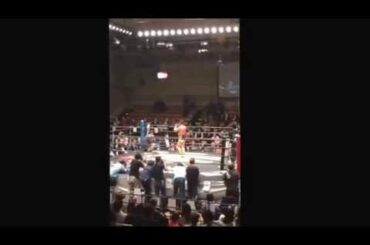 北岡悟 選手公開プロポーズ(途中から) 2014.04.29   DEEP IMPACT66