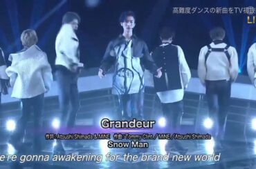 ベストアーティスト2020 Snow Man  [Grandeur]