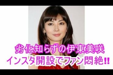 伊東美咲さんのインスタ投稿が話題！「エルメスさーん」「歳とらなすぎ！魔法ですか？」と反響