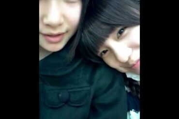 小嶋菜月「自主練終わってからじゅりと発声練習もしたよぉ！笑」
