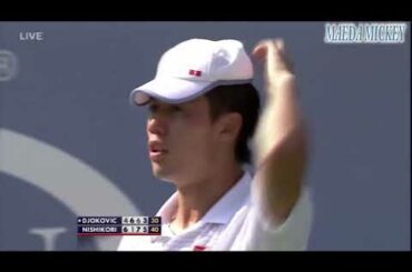 錦織圭  ジョコビッチに勝利した瞬間