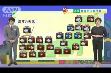 【全国の天気】晴れ続きも・・・今年は富士山が薄化粧(2020年12月7日)