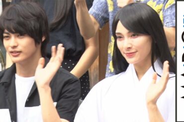 秋元才加、“リアル”な神頼み明かす　小川紗良＆神尾楓珠らと映画「ビューティフルドリーマー」ヒット祈願イベント