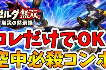 【ゼルダ無双 厄災の黙示録】リーバルの空中コンボはこれでOK！ゲージ1発で削れます。【Hyrule Warriors age of calamity comparison】【naotin】