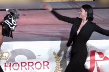 三吉彩花が「伝説のハイキック」でポロリした！？を検証してみた。スロー再生あり